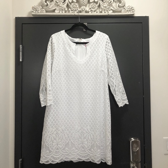 White Lilly Pulitzer Lace Longsleeve 